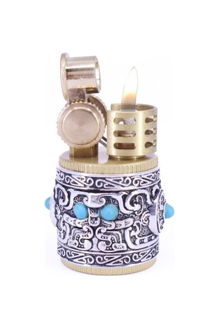 Promise Benzinli Rölyef İşlemeli Çakmak Gold