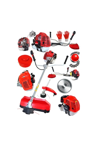 Graizer Alman K6003 Yan Tipi Benzinli Motorlu Ot Çalı Çim Biçme Makinesi Tırpan & Canavar Başlık
