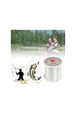 Reedark 0.2mm Şeffaf Nilon Balık İpi - El İşçiliği, Perya Takımı, Dıy Beading İçin Dayanıklı Malzeme