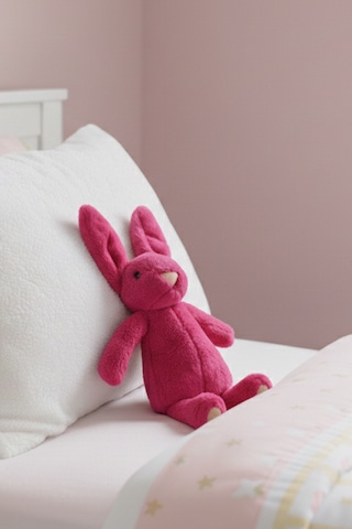 Yumuşacık Peluş Tavşan Hediyelik Bebek Uyku Ve Oyun Arkadaşı 45 Cm Oyuncak Pembe