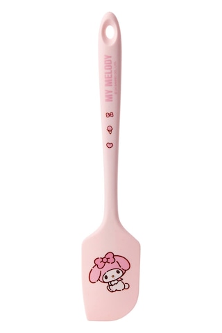 Geeroyoo Sanrio Lisanslı Pasta Krema Spatula - Yüksek Sıcaklığa Dayanıklı Silikon - Karıştırma, Yayma Ve Pişirme Aracı Pembe, 5.5x28cm Diğer