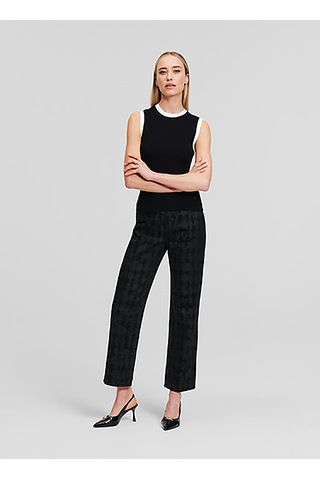 Karl Lagerfeld Siyah Kadın %100 Pamuk Denim Pantolon A1w10015