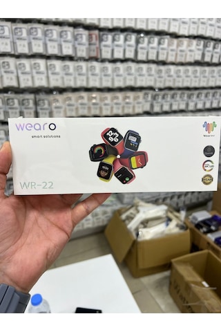 Wearo WR-22 Amoled Ekran Akıllı Saat (Distribütör Garantili)