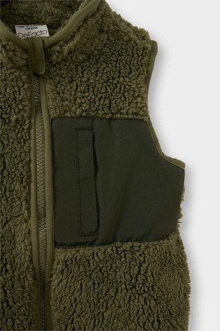 Defacto Erkek Bebek Fermuarlı Pelüş Yelek G1129a525wnkh450 Haki-kh450