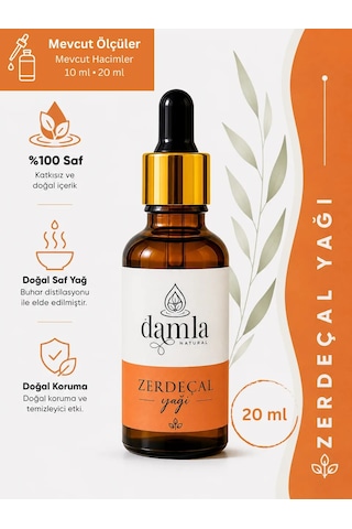 Biodamla Natural Zerdeçal Yağı 20 Ml