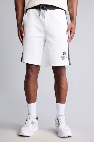 Defacto Nba Lisanslı Brooklyn Nets Standart Fıt Şort H4495ax26auer105 Ekru-er105