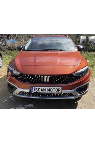 Egea Cross Ön Panjur Sticker Set Krom Nikelaj 02-gümüş
