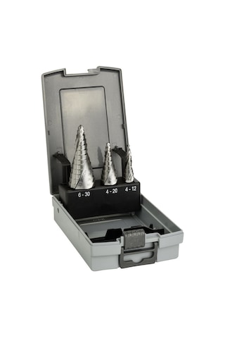 Bosch HSS Kademeli 3 Parçalı Matkap Ucu Seti (4-12. 4-20. 6-30 mm) - 2608587426