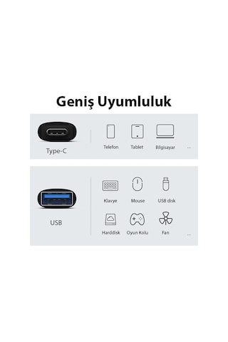 Baseus Type-c To Usb 3.1 Dönüştürücü Adaptör Mini Otg Ingenuity Series Zjjq000003