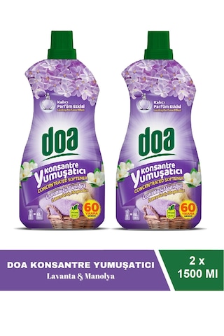 Doa Konsantre Çamaşır Yumuşatıcı Lavanta Manolya 1500 Ml X 2 Adet 2'li Set