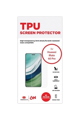 Huawei Mate 60 Pro Ekran Koruyucu Tpu Film
