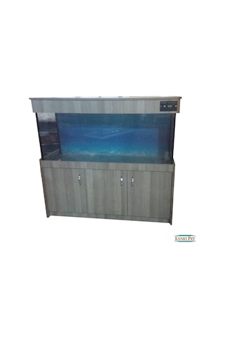Kanki Pet 150 CM Mobilyalı Lüks Akvaryum Kumandalı Led Aydınlatma