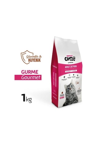 Catzo Gurme Renkli Yetişkin Kedi Maması 3 x 1 KG