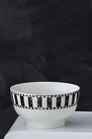 Karaca Damalı Çizgili Porselen Çerezlik 11 cm