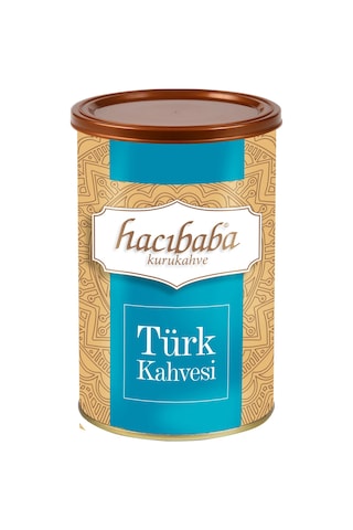Hacıbaba Türk Kahvesi Teneke Kutu 250 Gr X 6 Adet Öğütülmüş