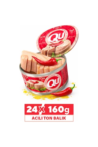 Qu Acılı Ton Balığı 24 x 160 G