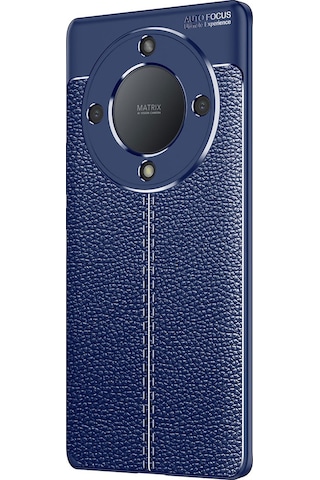 Huawei Honor X 9a Kılıf Zore Niss Deri Desenli Silikon Kılıf