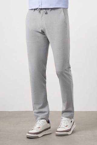 Morven Erkek Gri Poliviskon Trend İpli Jogger Slim Fit Spor Pantolon 24ms003028100 Gri