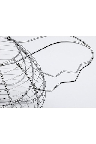 Tongxida Yumurta Vintage Tel Tavuk Tavuk Sepetleri Şekli Saplı Rustik Pt Metal Gümüş Depolama Bosphorusboutique Zr Gümüş Gümüş