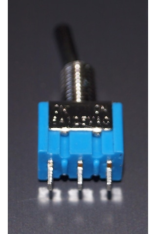 Mini Toggle Switch On-off-on 3 Pin 6a 125vac Mavi Anahtar Mts-103
