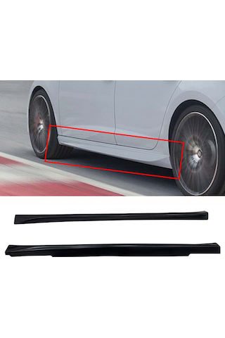 Seat İbiza 4 Kapı Aero Yan Marşpiyel Seti Mat Siyah Plastik 2 Adet 2008-2017