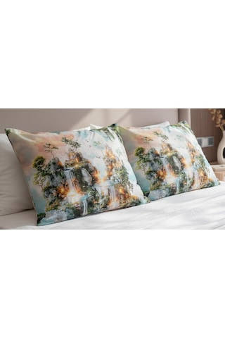 Artunhome Poplin Dijital Baskılı Yastık Kılıfı Seti 2 Adet 50x70 Cm %100 Pamuk Art20120043 Çok Renkli Artunhome Poplin Dijital Baskılı Yastık Kılıfı Seti 2 Adet 50x70 Cm %100 Pamuk Art20120043 Çok Renkli