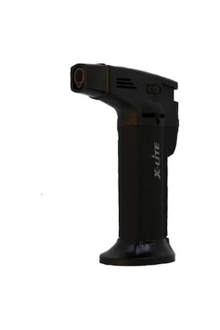 X-Lite 1300 Derece Pürmüz Çakmak Büyük Boy + Clipper Gaz 250 Ml Siyah