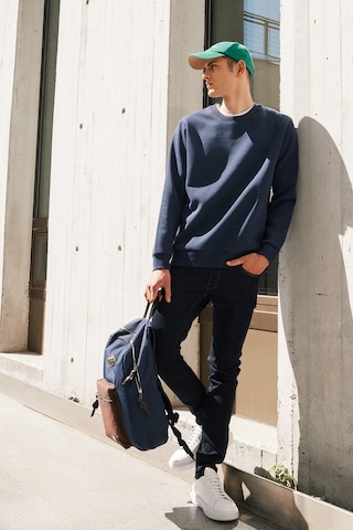 George Henry Pamuklu Slim Fit Dar Kesim 5 Cepli Esnek Jean Kot Denim Pantolon Koyu Lacivert