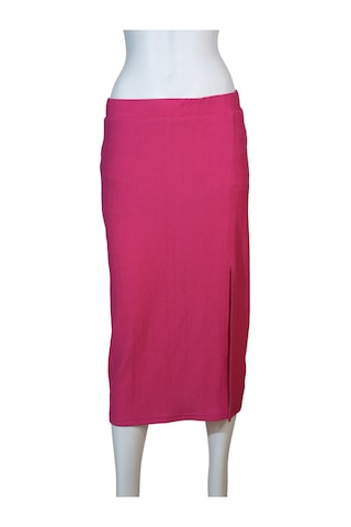 Kadın Yırtmaçlı Etek Fuşya