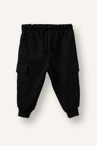 Defacto %100 Pamuk Uzun Kollu Sweatshirt Kargo Cepli Alt 2li Takım Erkek Bebek I0148a526aubk81 Siyah-bk81