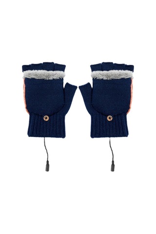 1 Çift Usb Isıtmalı Eldiven, 3 Sıcaklık Ayarlı Isıtmalı Kış Eldivenleri, Bilgisayarda Sıcak Eller İçin Kış Eldivenleri Fmy