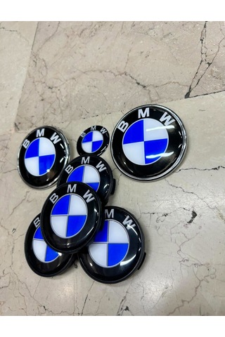 Bmw 5 Serisi E34 E39 E60 F10 Tip Kaput Bagaj Jant Ve Direksiyon Logo Seti 0