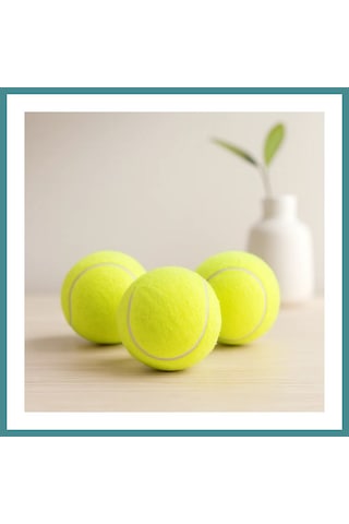 Trendexa 3'lü Tenis Kort Topu - Poşetli Kartela Ambalaj Mac