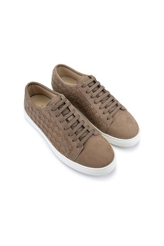 Tamer Tanca Erkek Hakiki Deri Bej Sneakers & Spor Ayakkabı 1185 22703 Erk Ayk Y26 Bej Nbk