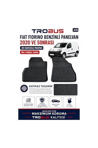 Trobus Fiat Fiorino Van 1.4 Benzinli 2020-2024 2d Havuzlu Paspas 2 Parça