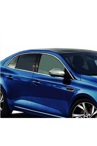 Megane 4 Sedan Cam Çerçeve Kromu Tam Tur Paslanmaz