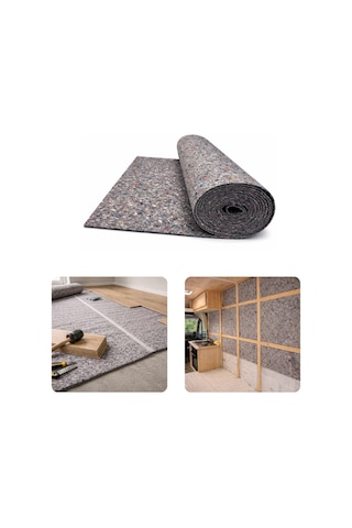Keçecimemett Yalıtım Keçesi Karavan, Parke Altı, Şap Altı, Ahır Ve Kümes İçin Isı & Ses İzolasyonu 200x2500
