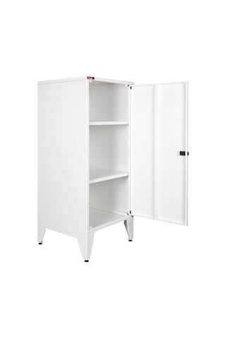 Lande - Ziglat 1110 - Metal Dolap - Metal Kapılı - Mat Beyaz. Beyaz