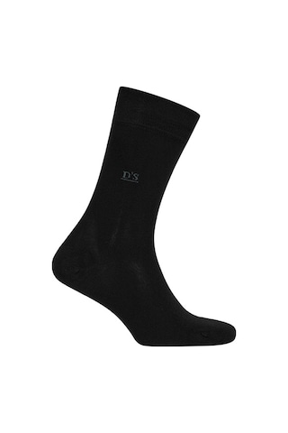 D'S Damat Erkek Bambu Çorap Düz Siyah 40-44 Siyah