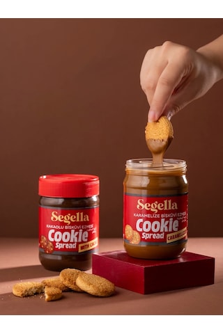 Segella Kakaolu Bisküvi Ezmesi + Karamelize Bisküvi Ezmesi 2 x 350 G