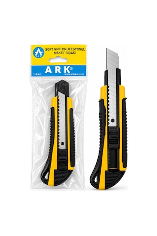 24 Adet Lüx Plastik Grip Falçata Maket Bıçak 18mm Çelik Bıçak Aklby-bsva58