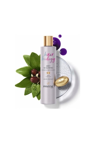 Pantene Hair Biology Turunculaşma Karşıtı Silver - Mor Şampuan 250 ML