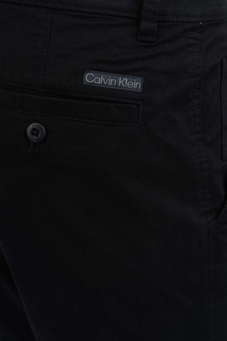 Calvin Klein Erkek Slim Fit Pamuklu Chino Pantolon - Siyah Black