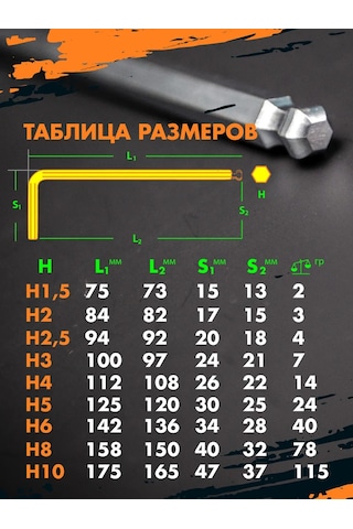 Exprofil L Şekilli Bilye Uçlu Altıgen İmbus Anahtar Setleri Hex 456518898
