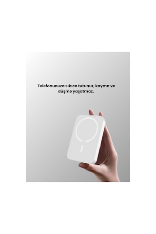 Magsafe Uyumlu 10000 Mah Powerbank Altın