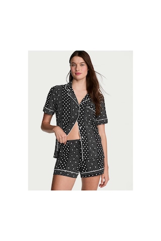 Victoria's Secret Modal Kısa Pijama Takımı Siyah