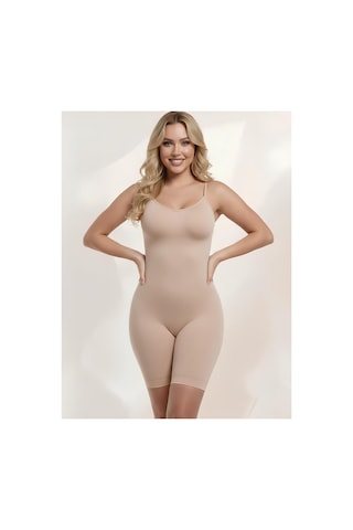 Mistirik Larix Model Extra Toparlayıcı Extra Sıkılaştırıcı Tam Boy Tulum Korse Ten Renk