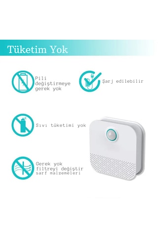 Techtic Akıllı Koku Giderici Kedi Tuvaleti Sterilizasyon Hava Temizleyici