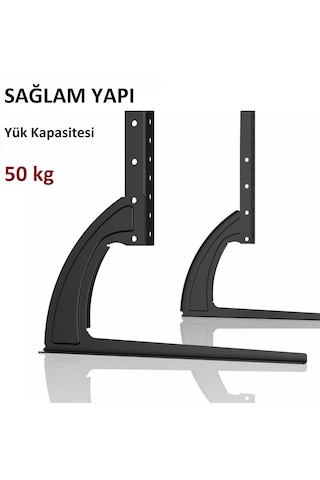 32"-75" Tv Standı Evrensel Masaüstü Ayaklı Tv Braketi Çelik