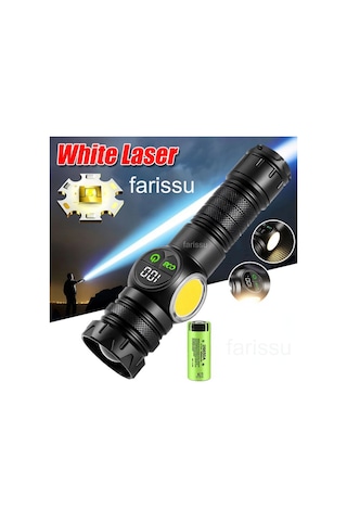 Gold Orion Or-g280 Beyaz Lazer Taktik El Feneri Üstün Aydınlatma Teknolojisi Siyah